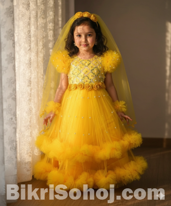 Baby Party Gown (Pori Dress) পার্টি গাউন (পরী ড্রেস)
